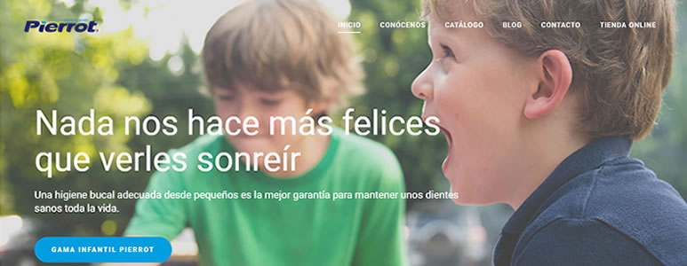 Bienvenidos al nuevo sitio web de Pierrot