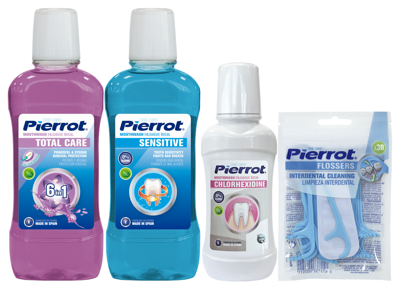 Colutorios y sedas dentales Pierrot para venta al por mayor