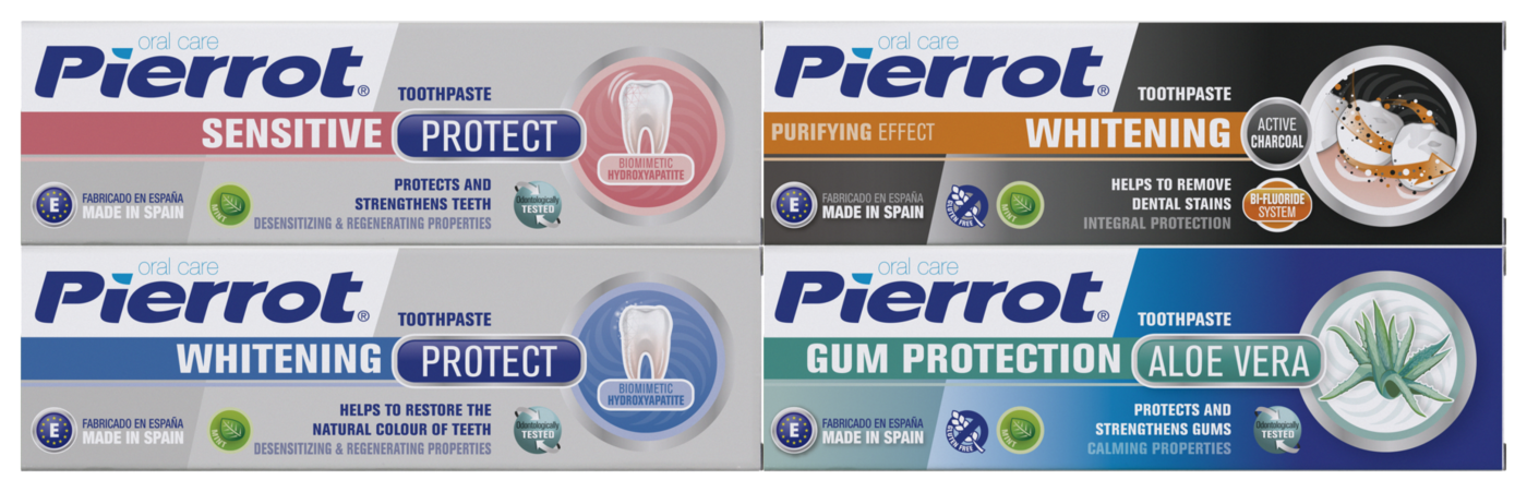 Estuches de dentífrico Pierrot para venta al por mayor