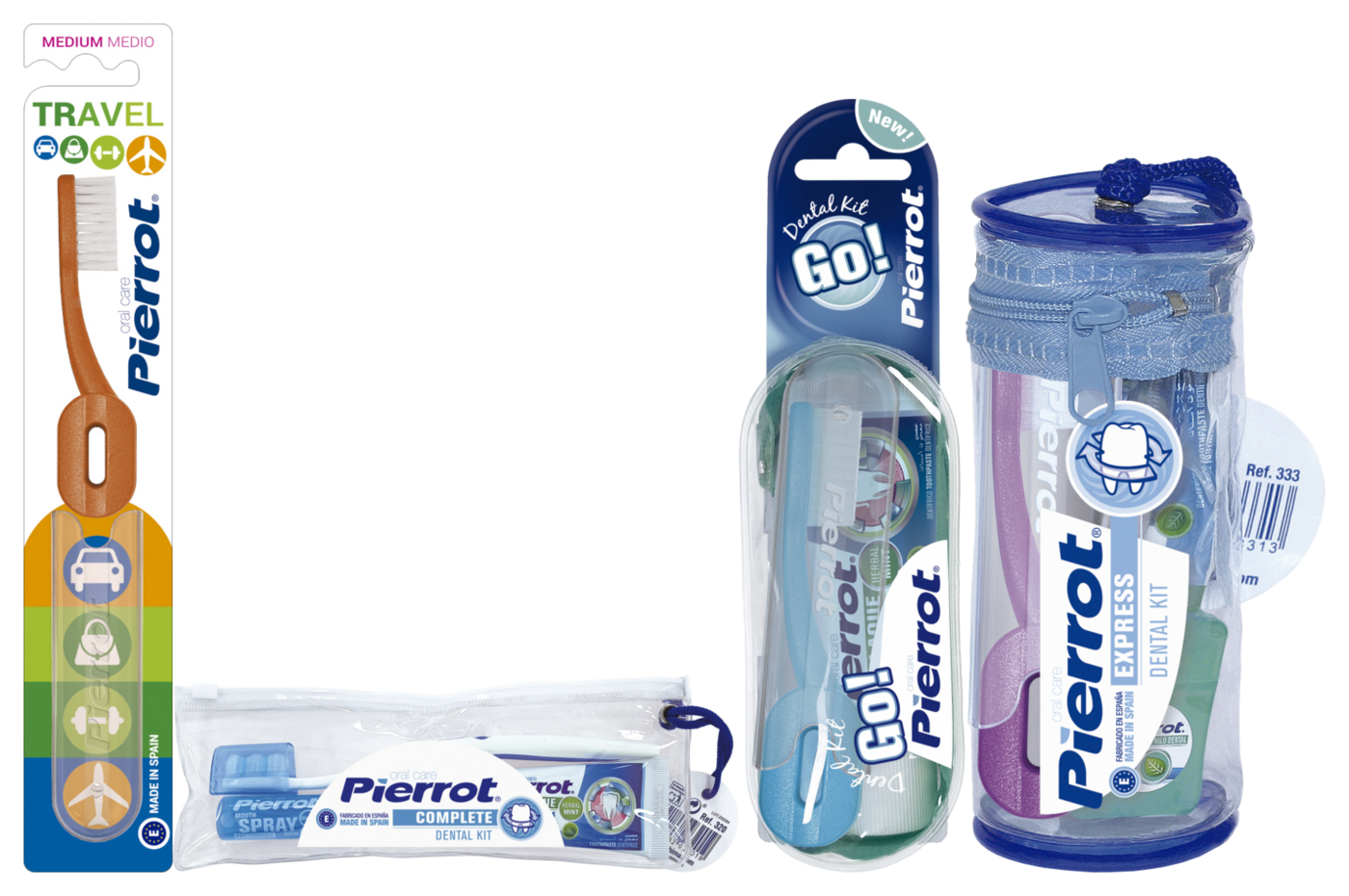 Kits dentales y formato viaje de Pierrot para venta al por mayor